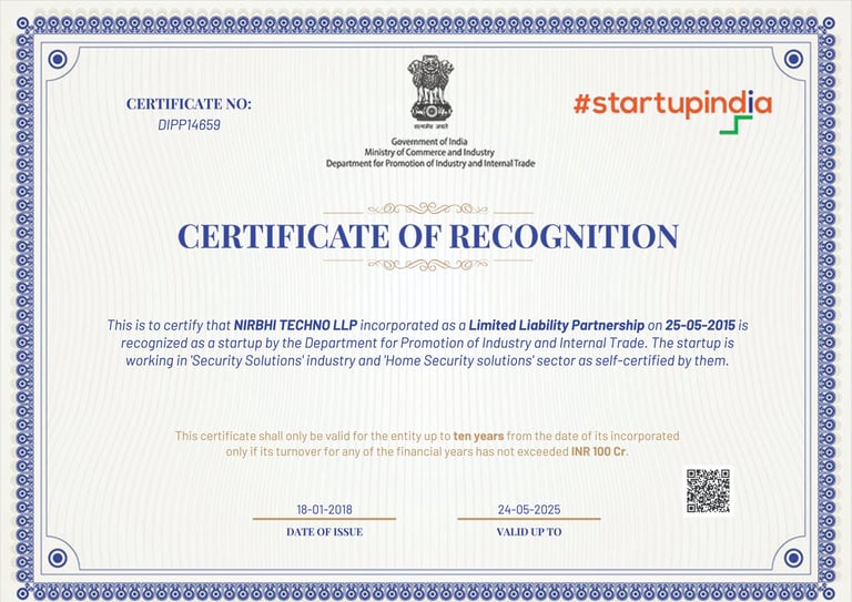 DIPP Startup Recognition